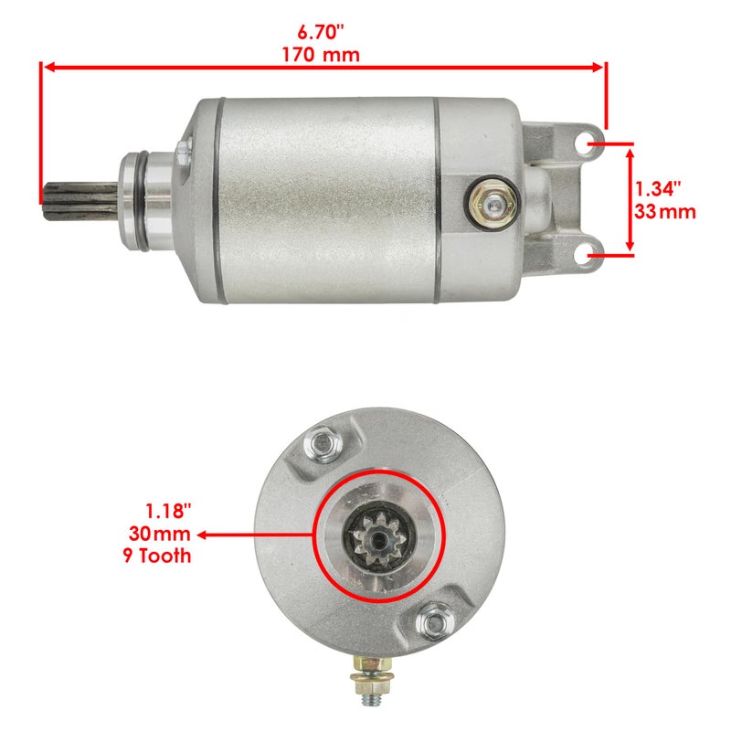 Caltric بدء تشغيل كالتريك متوافق مع سوزوكي ATV LT-Z400 Z كوادسبورت 398 2003-2009 - Image 2